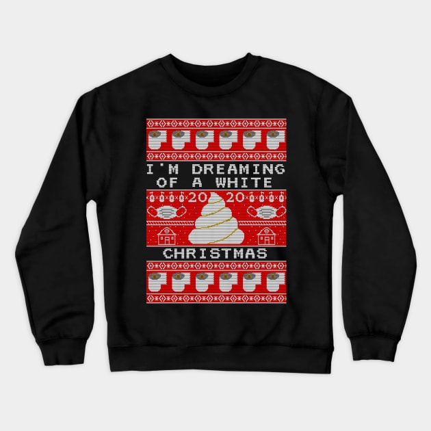 2020 White Christmas Sweater Crewneck Sweatshirt by Bruce Brotherton